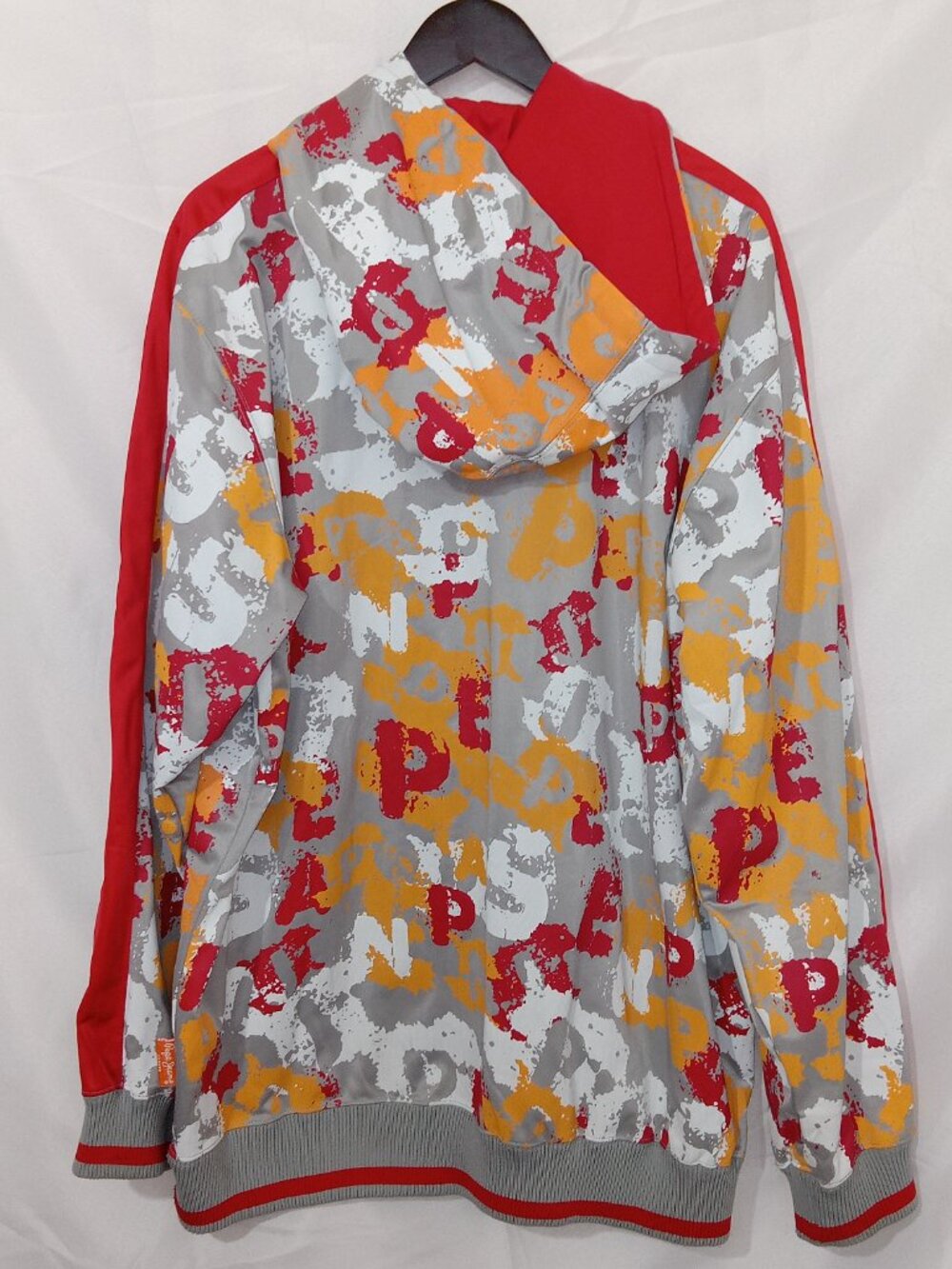 Vintage Y2K Pepe Jeans London Full Zip Hoodie Mens 2XL Graffiti Streetwear - Picture 6 of 15